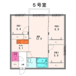 西２８丁目駅 徒歩16分 4階の物件間取画像